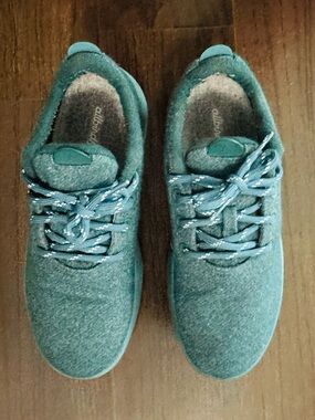 Teal Allbirds Wool Runners